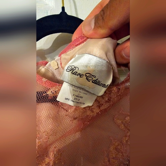 Toddler Girl's Rare Edition Pink Floral Dress Size 3T - Picture 3 of 3